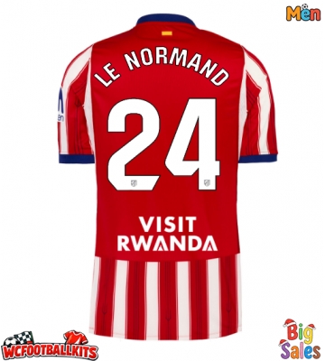 Atletico Madrid Robin Le Normand #24 Replica Home Stadium Shirt 2026-27 Short Sleeve